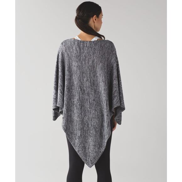 Lululemon Cashmere Blend Mantra Scarf Heathered Black Size One Size - Picture 3 of 11